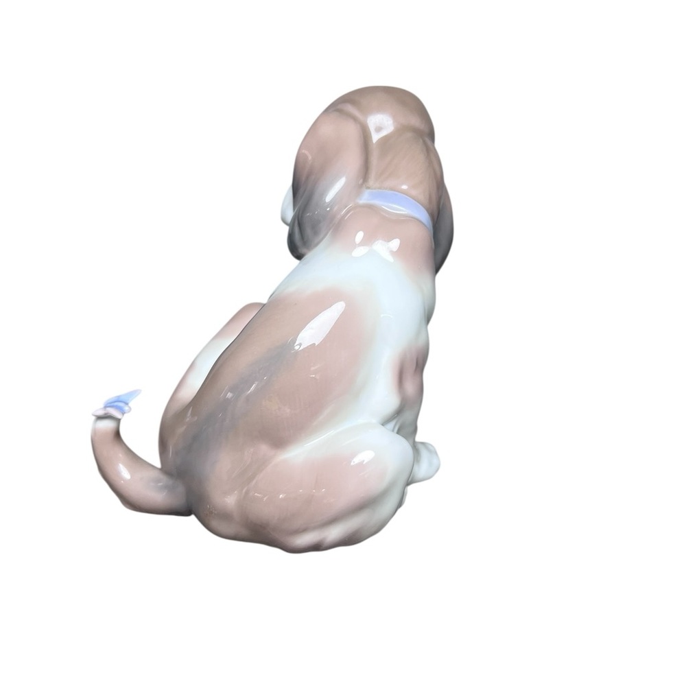 Lladró Vintage 1994 Gentle Surprise Dog & Butterfly Figurine puppy in made Spain - Picture 16 of 16